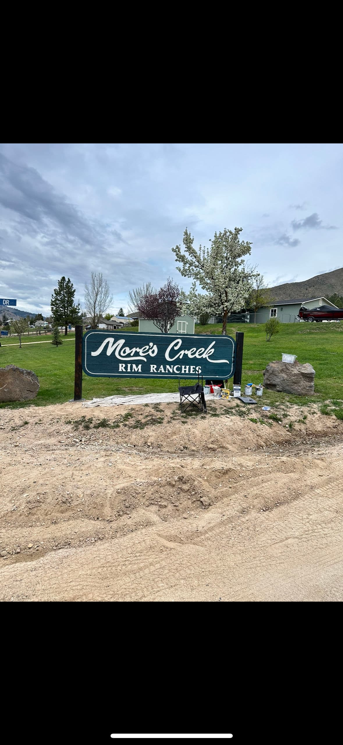 Project Sign Restoration at More's Creek Rim Ranches image